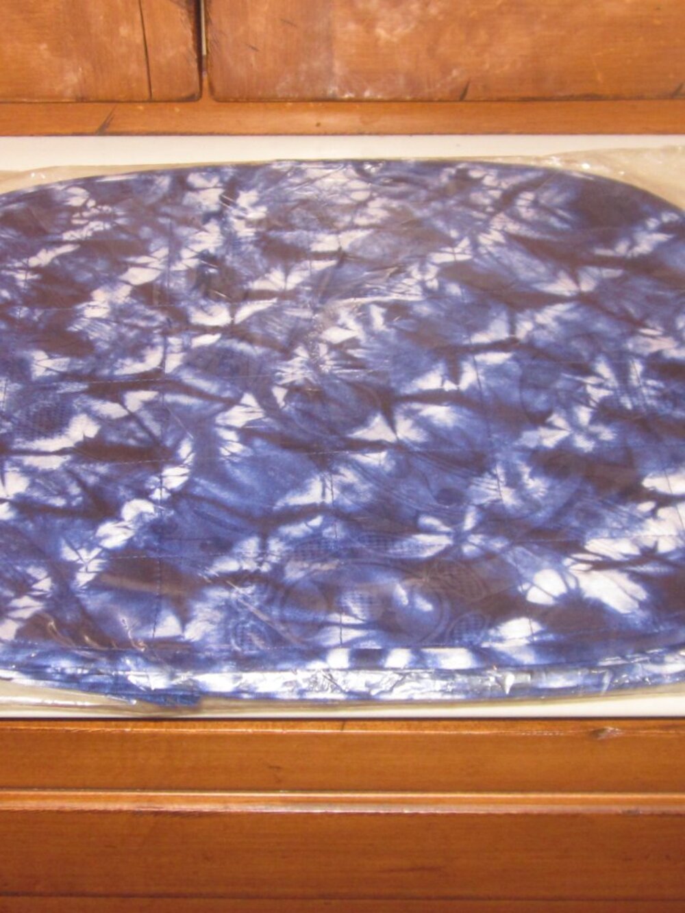 Nigerian Placemats & Napkins Deep Blue - Picture 2 of 4